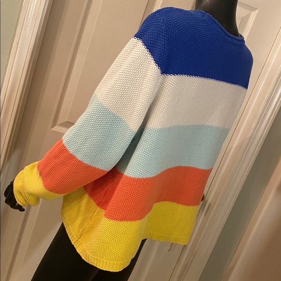 St. John's Bay Multicolor Striped Sweater - Picture 6 of 10